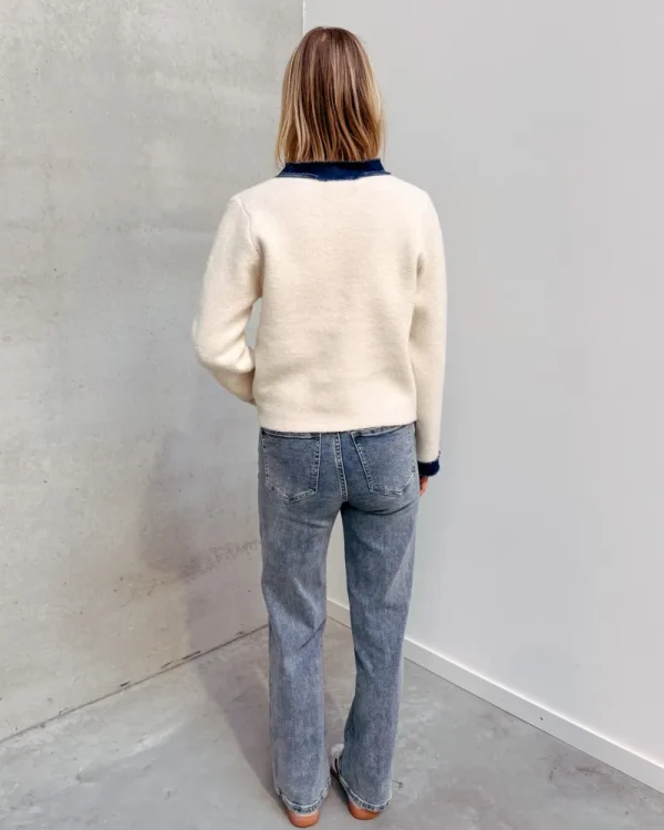 By Lenz Jackets | Sweaters | A TOUCH OF DENIM CARDIGAN