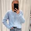 By Lenz Jackets | Sweaters | ADELE SKY BLUE CARDIGAN