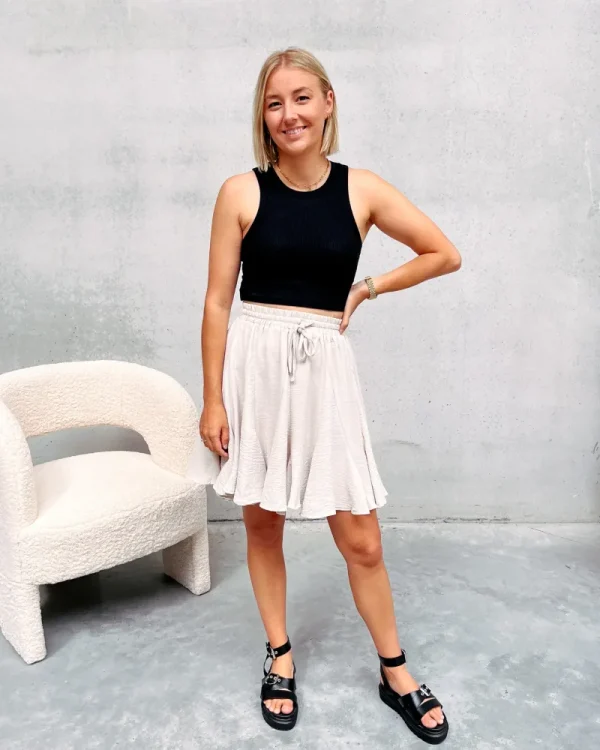 By Lenz Skirts/Shorts | ALICE CREAM SKIRT