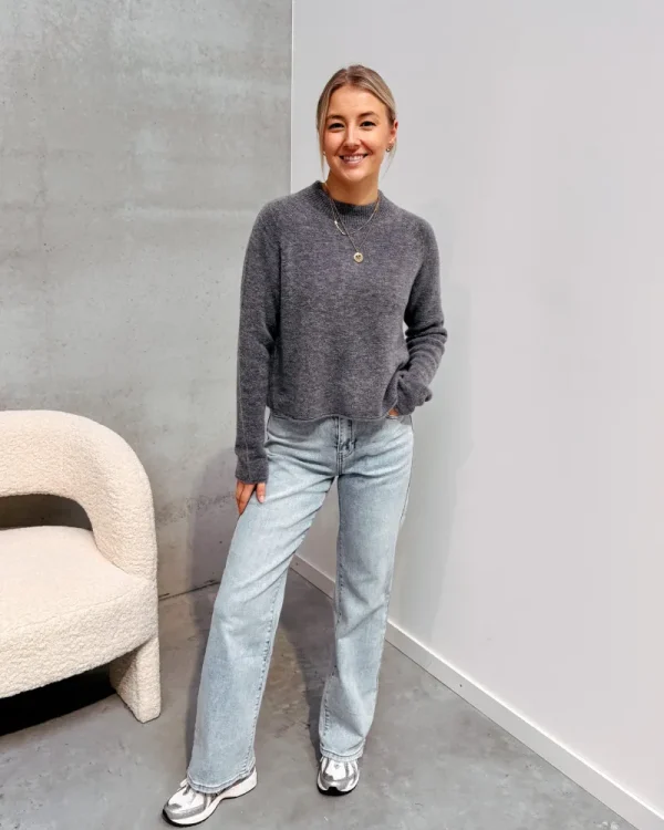 By Lenz Sweaters | AMY KNIT - GREY