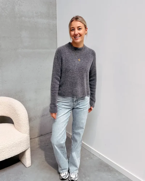 By Lenz Sweaters | AMY KNIT - GREY