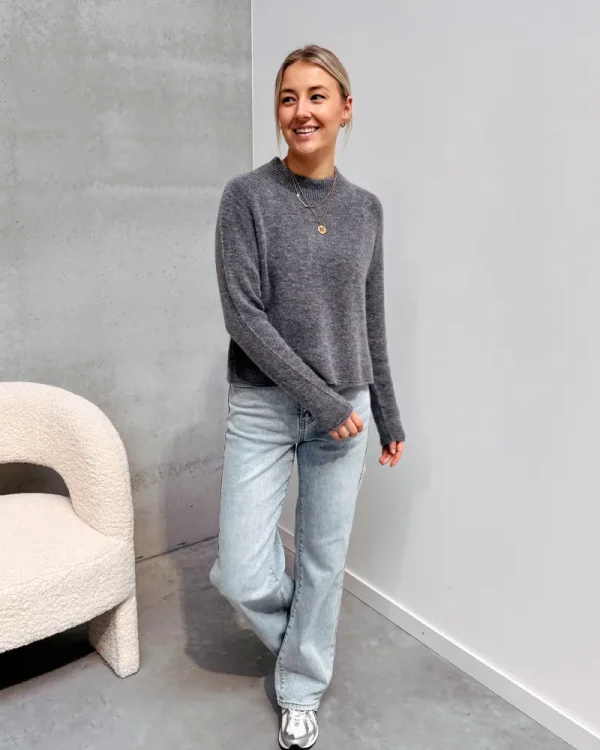 By Lenz Sweaters | AMY KNIT - GREY