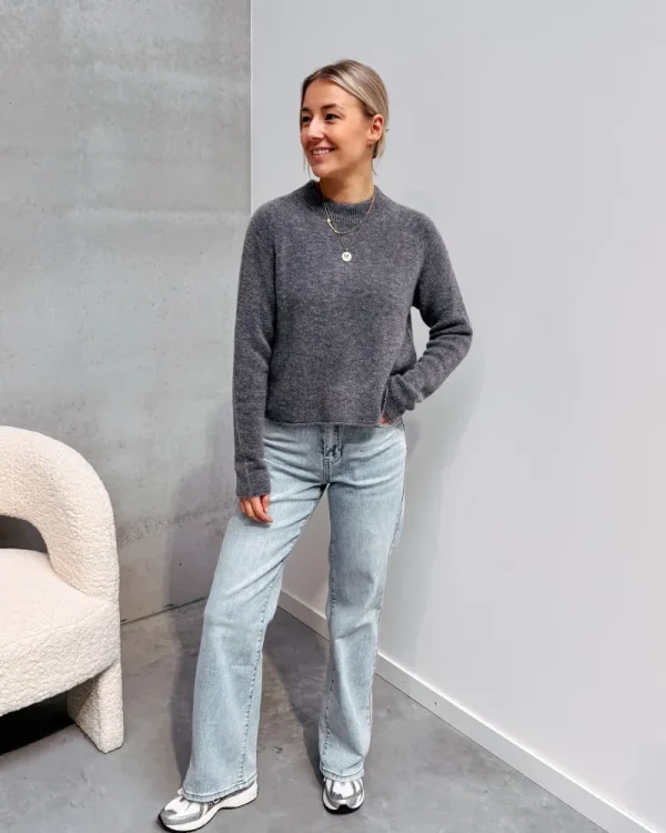 By Lenz Sweaters | AMY KNIT - GREY