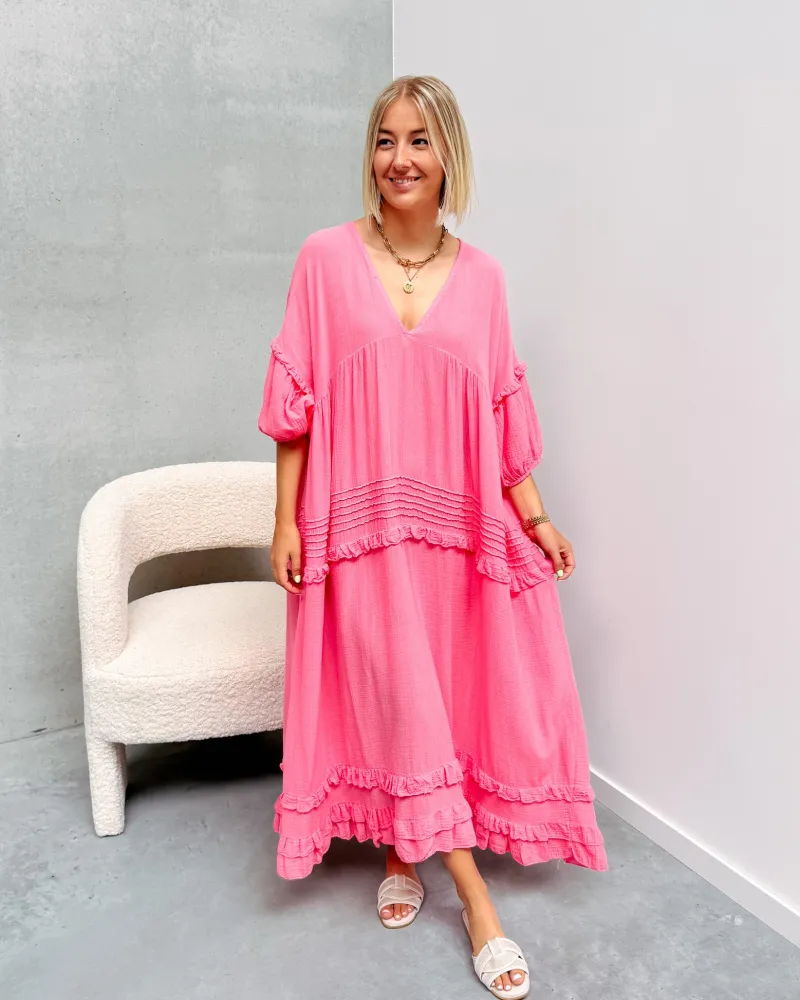 annefleur_rose_ruffle_dre_4.webp By Lenz Dresses | ANNEFLEUR ROSE RUFFLE DRESS
