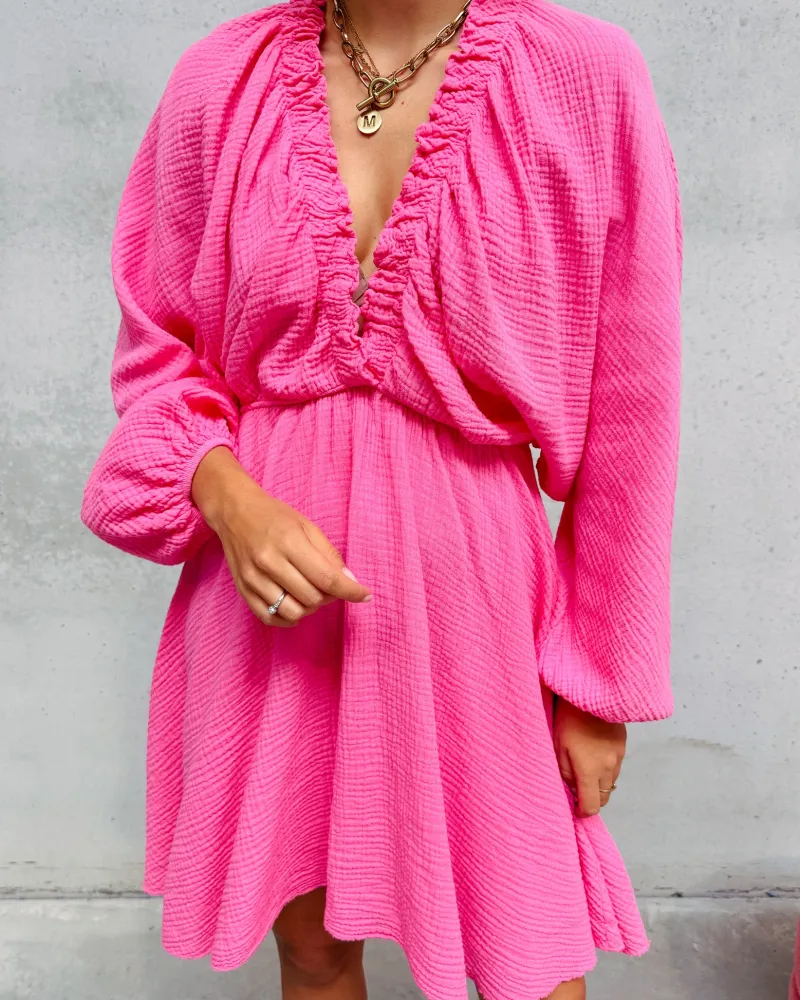 avril_dress__pink_3.webp By Lenz Dresses | AVRIL DRESS - PINK
