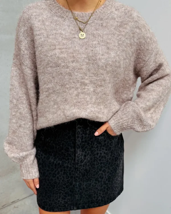 By Lenz Sweaters | BEAU BASIC KNIT - BROWN