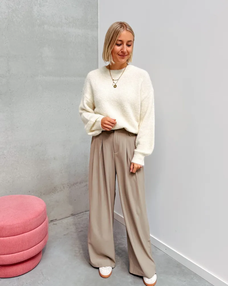 beau_basic_knit__cream_4.webp By Lenz Sweaters | BEAU BASIC KNIT - CREAM