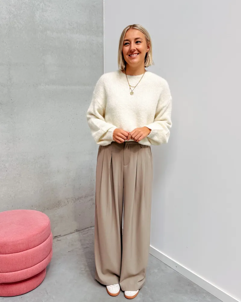 beau_basic_knit__cream_5.webp By Lenz Sweaters | BEAU BASIC KNIT - CREAM