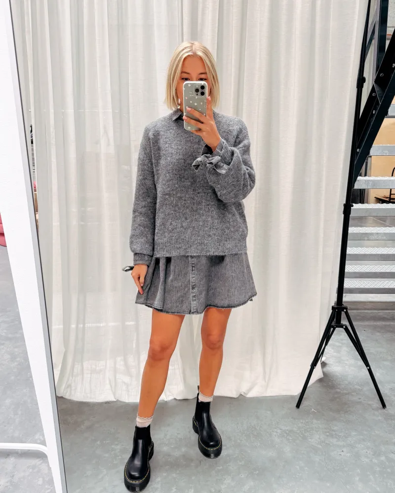 beau_basic_knit__grey_2.webp By Lenz Sweaters | BEAU BASIC KNIT - GREY