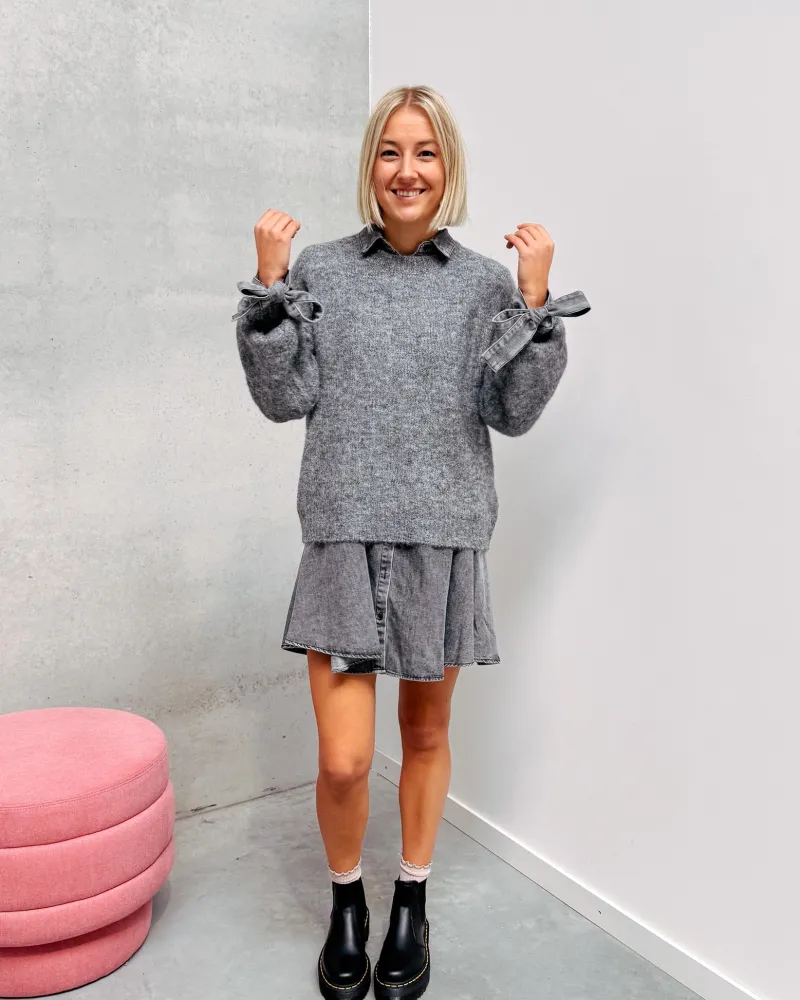 beau_basic_knit__grey_5.webp By Lenz Sweaters | BEAU BASIC KNIT - GREY
