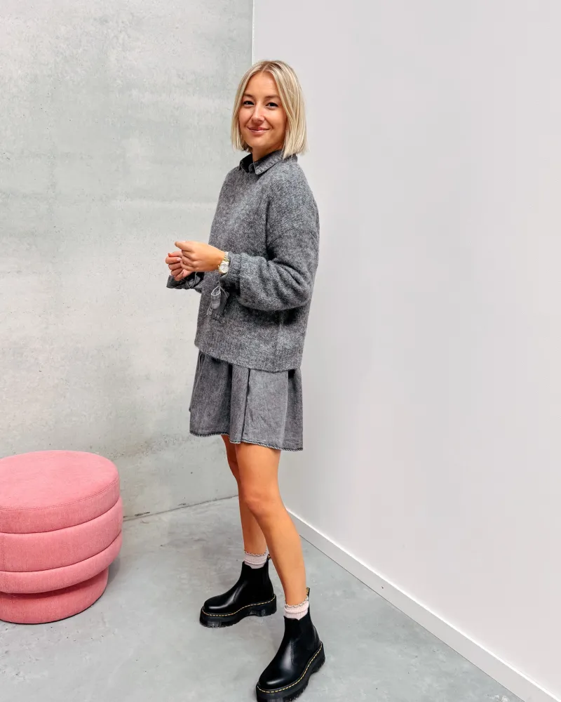 beau_basic_knit__grey_6.webp By Lenz Sweaters | BEAU BASIC KNIT - GREY