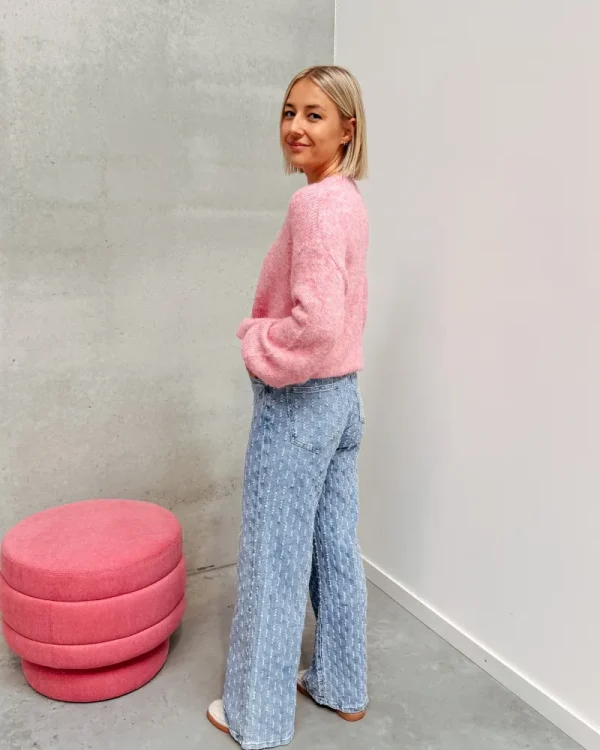 By Lenz Sweaters | BEAU BASIC KNIT - PINK
