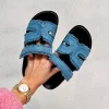 By Lenz Shoes | BILLIE SLIPPERS - DENIM BLUE