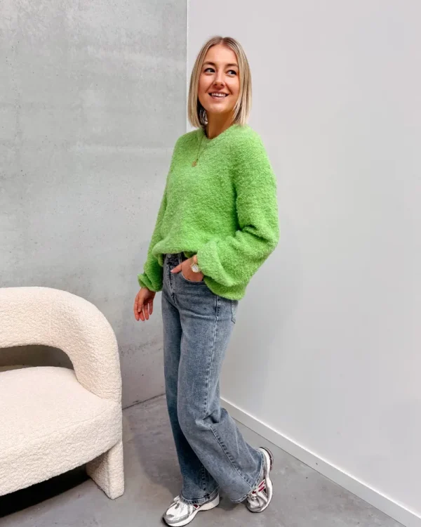 By Lenz Sweaters | BLAIR KNIT - GREEN