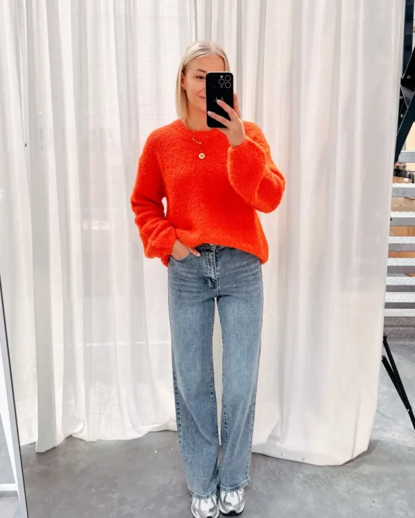 By Lenz Sweaters | BLAIR KNIT - ORANGE