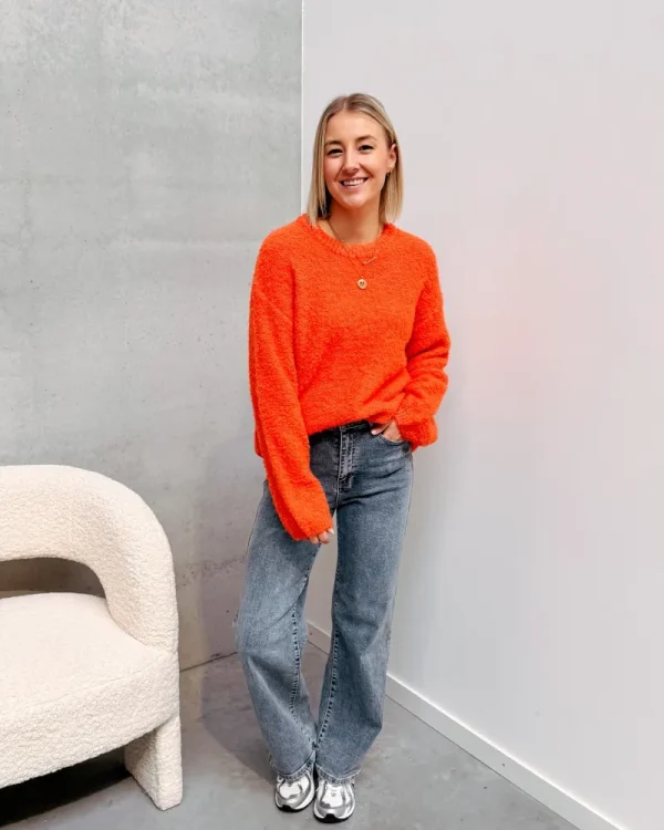By Lenz Sweaters | BLAIR KNIT - ORANGE