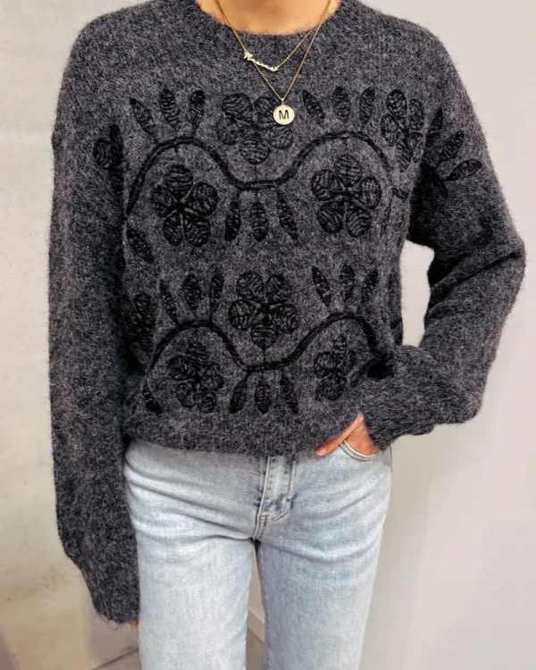 By Lenz Sweaters | BLOOM KNIT - GREY