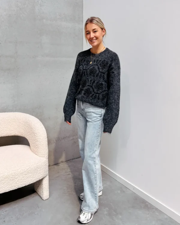 By Lenz Sweaters | BLOOM KNIT - GREY