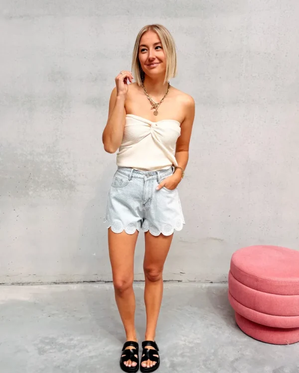 By Lenz Tops | BO BANDEAU TOP - BEIGE