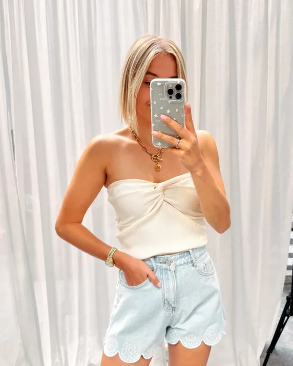By Lenz Tops | BO BANDEAU TOP - BEIGE