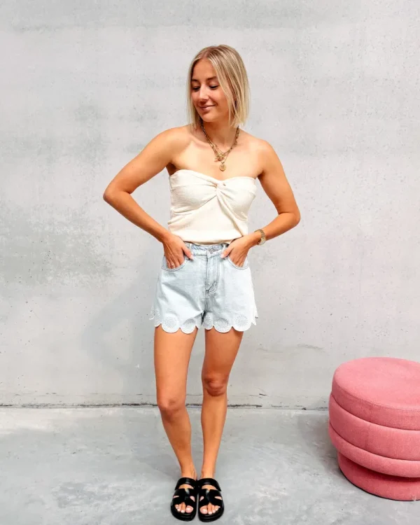 By Lenz Tops | BO BANDEAU TOP - BEIGE