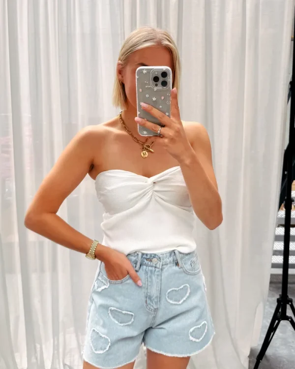By Lenz Tops | BO BANDEAU TOP - WHITE