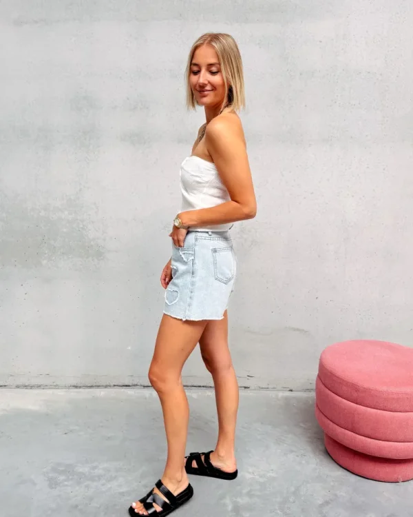 By Lenz Tops | BO BANDEAU TOP - WHITE