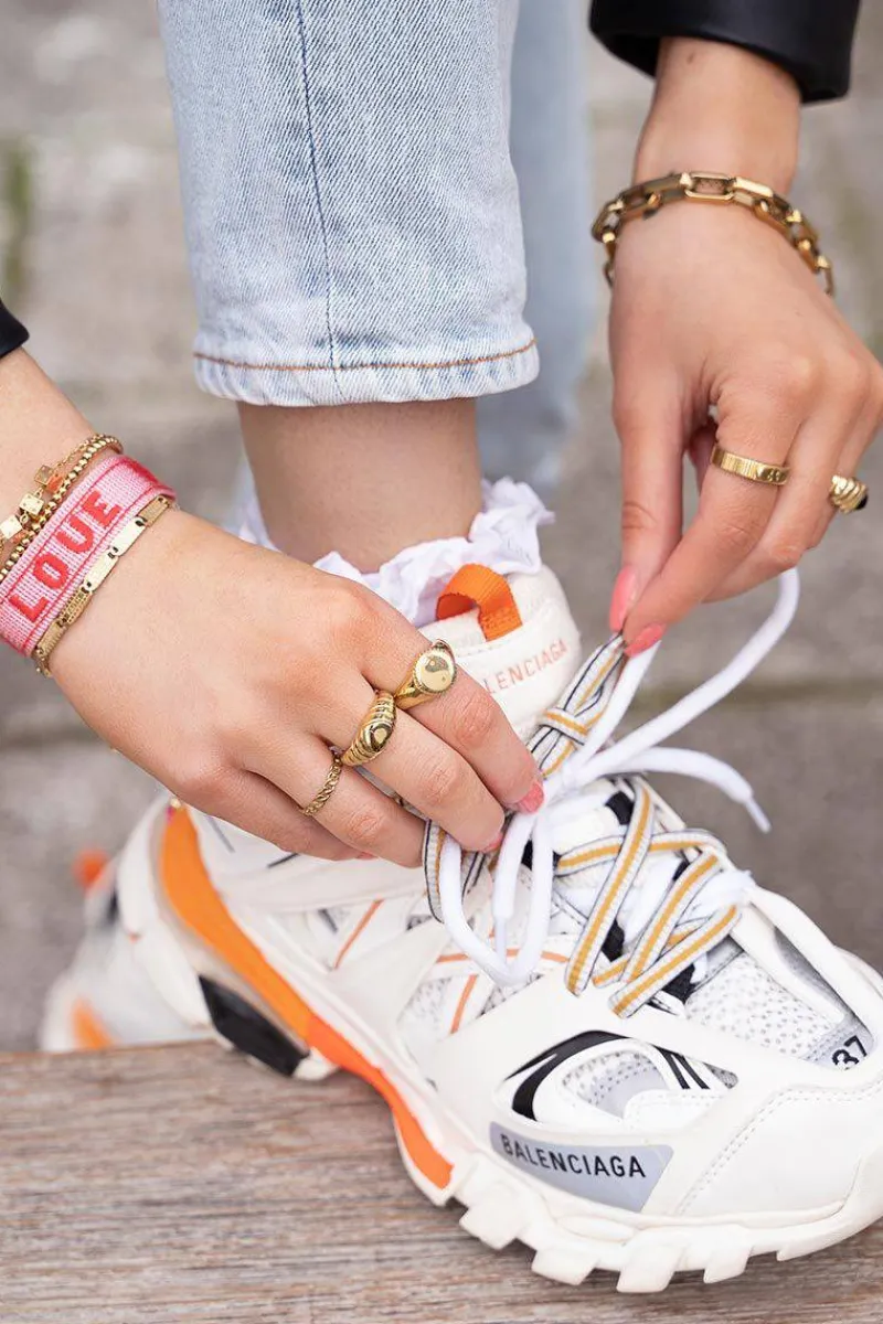 chunky_words_bracelet__go_3.webp By Lenz Jewellery | CHUNKY WORDS BRACELET - GOLD