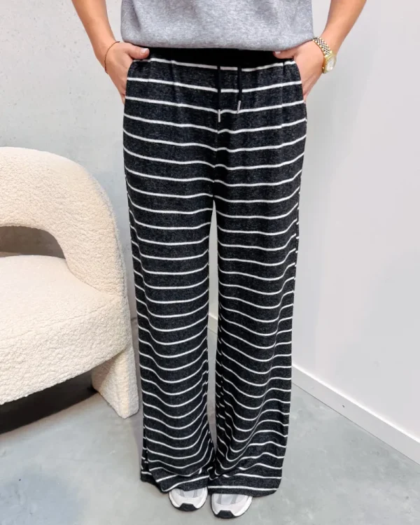 By Lenz Jeans/Trousers | CISKA STRIPED COMFY PANT