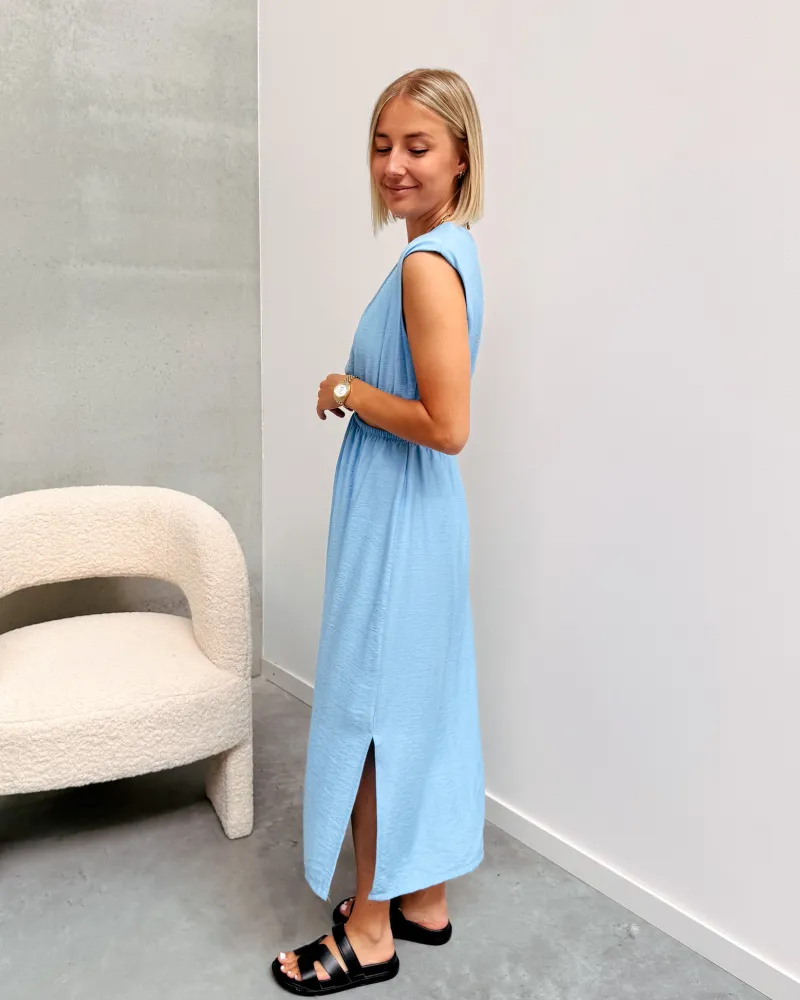 cleo_cut_out_dress__blue_2.webp By Lenz Dresses | CLEO CUT OUT DRESS - BLUE