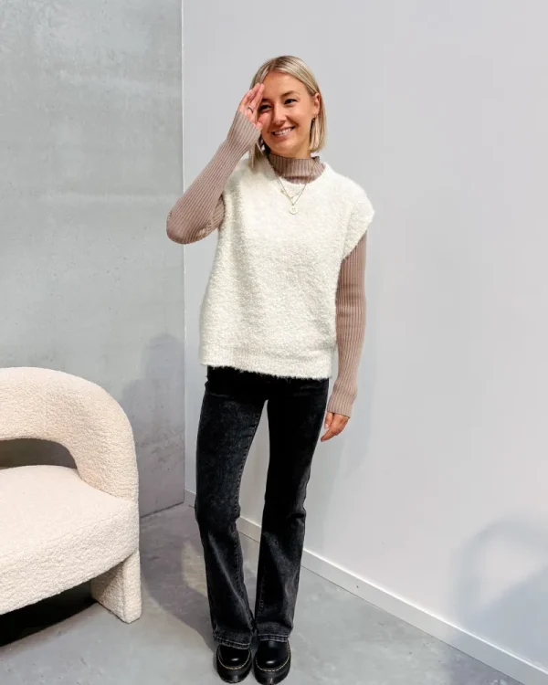 By Lenz Sweaters | CLOUDY SPENCER - CREAM