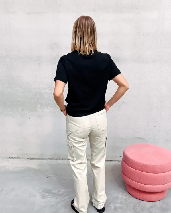 By Lenz Jeans/Trousers | COLBY CREAM CARGO PANT