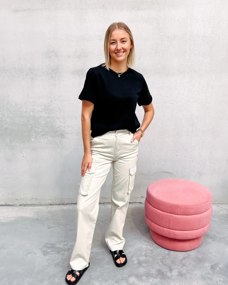 colby_cream_cargo_pant_5.webp By Lenz Jeans/Trousers | COLBY CREAM CARGO PANT