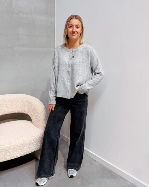By Lenz Jackets | COLETTE CARDIGAN - GREY