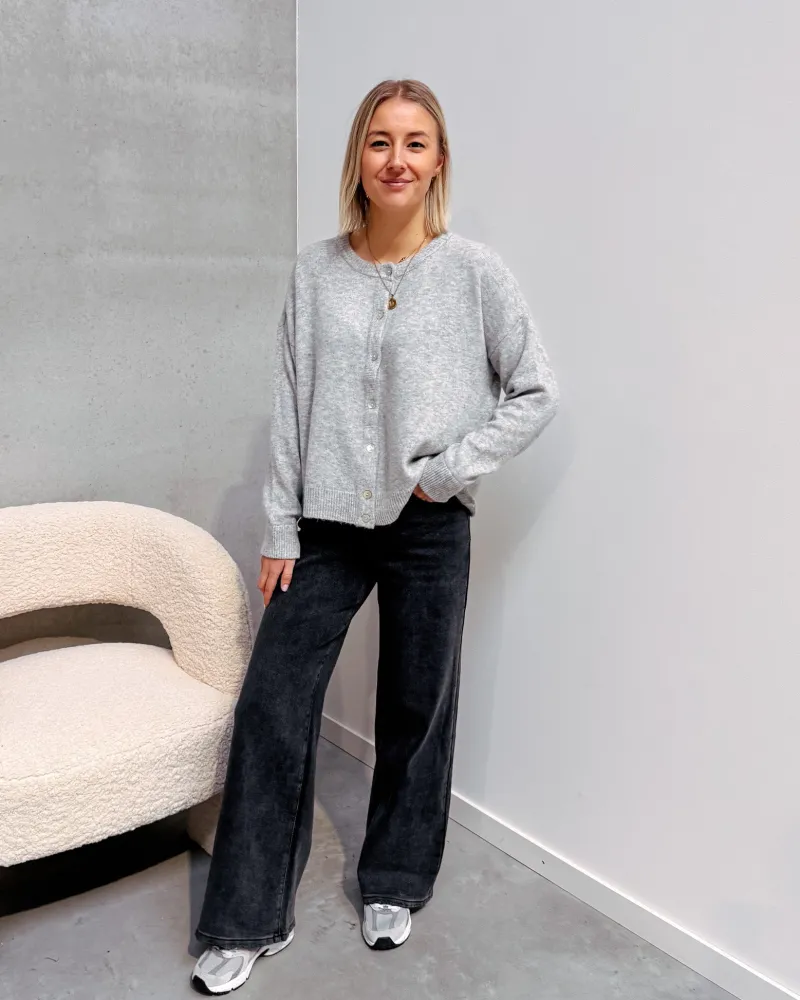 colette_cardigan__grey_1.webp By Lenz Jackets | COLETTE CARDIGAN - GREY