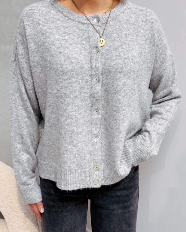 By Lenz Jackets | COLETTE CARDIGAN - GREY