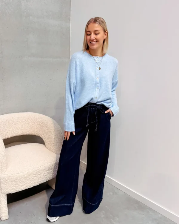 By Lenz Jackets | COLETTE CARDIGAN - LIGHT BLUE