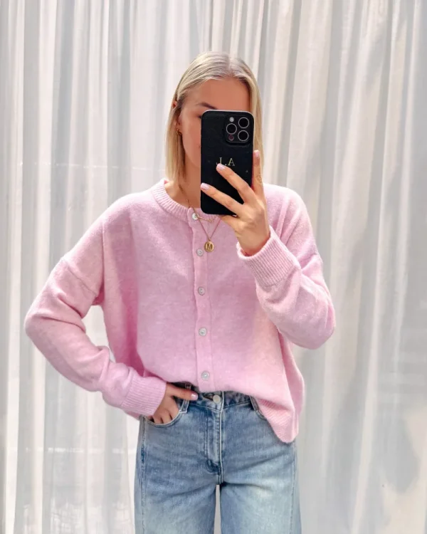 By Lenz Jackets | COLETTE CARDIGAN - PINK