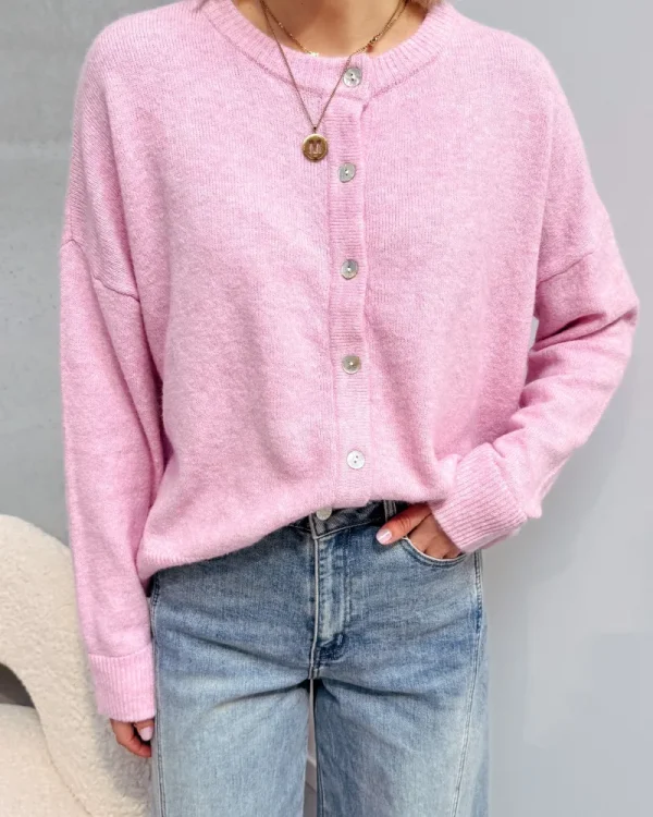 By Lenz Jackets | COLETTE CARDIGAN - PINK