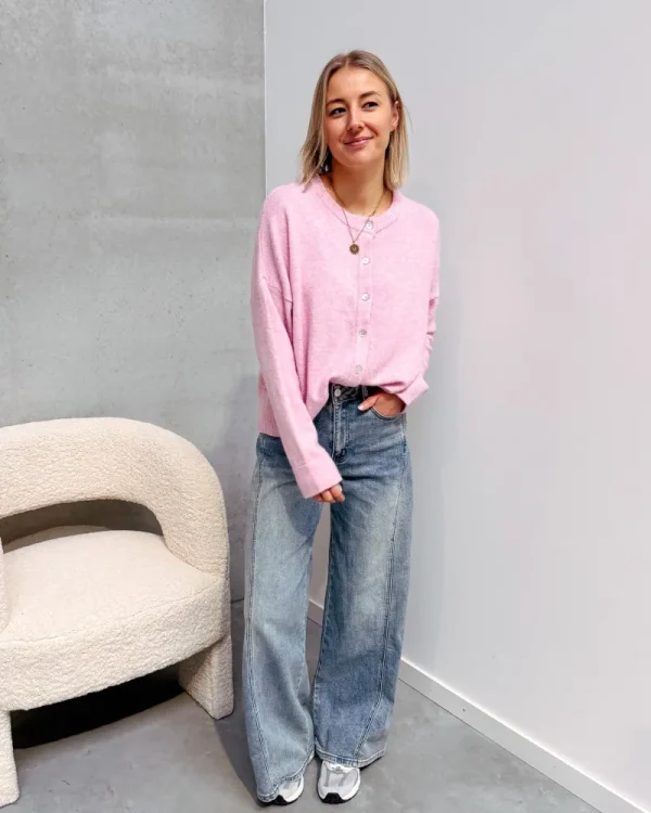 By Lenz Jackets | COLETTE CARDIGAN - PINK