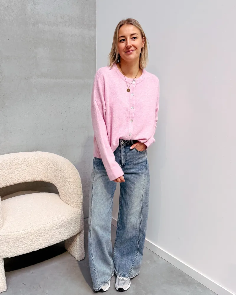 colette_cardigan__pink_5.webp By Lenz Jackets | COLETTE CARDIGAN - PINK
