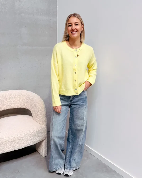 By Lenz Jackets | COLETTE CARDIGAN - YELLOW