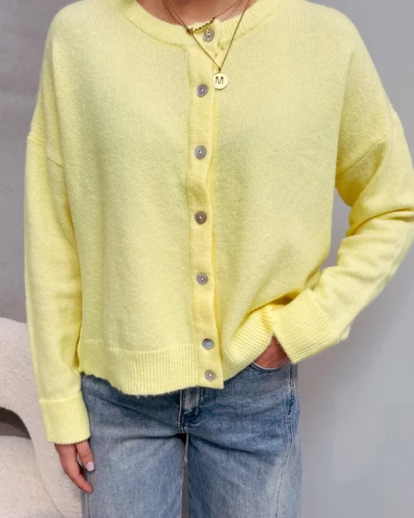 By Lenz Jackets | COLETTE CARDIGAN - YELLOW