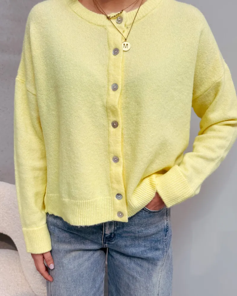 colette_cardigan__yellow_1.webp By Lenz Jackets | COLETTE CARDIGAN - YELLOW
