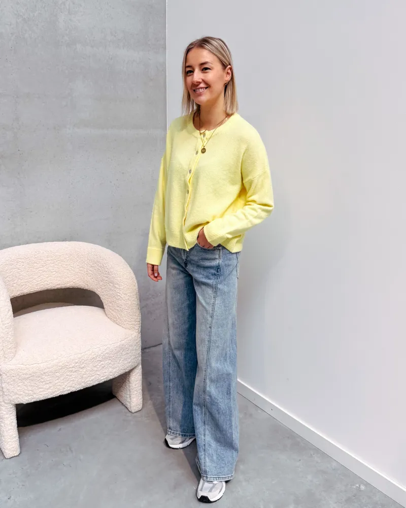 colette_cardigan__yellow_2.webp By Lenz Jackets | COLETTE CARDIGAN - YELLOW