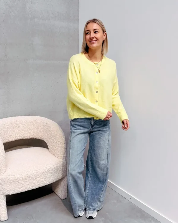 By Lenz Jackets | COLETTE CARDIGAN - YELLOW