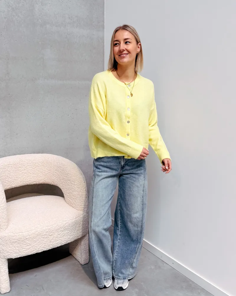 colette_cardigan__yellow_5.webp By Lenz Jackets | COLETTE CARDIGAN - YELLOW