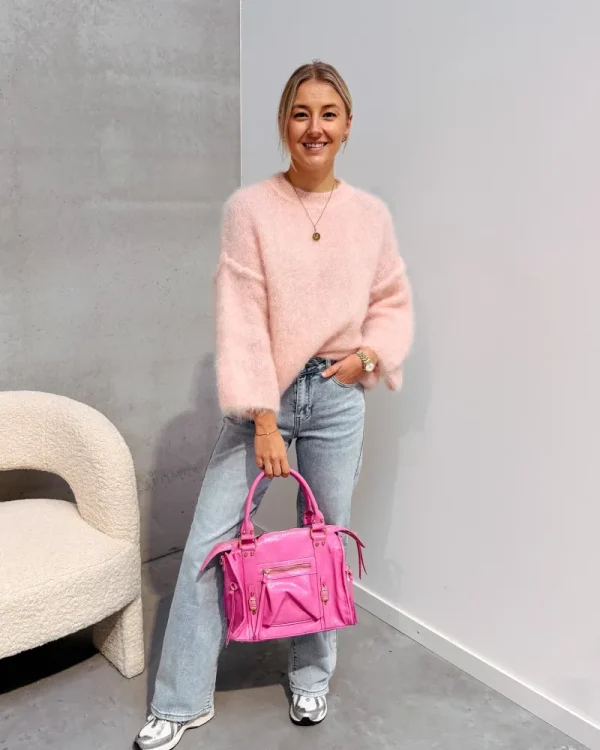 By Lenz Sweaters | DAISY KNIT - BABY PINK