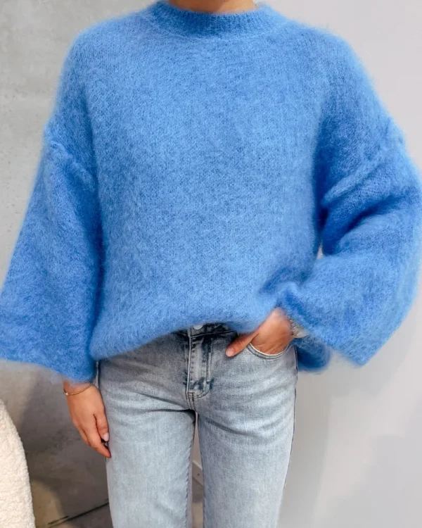 By Lenz Sweaters | DAISY KNIT - BLUE