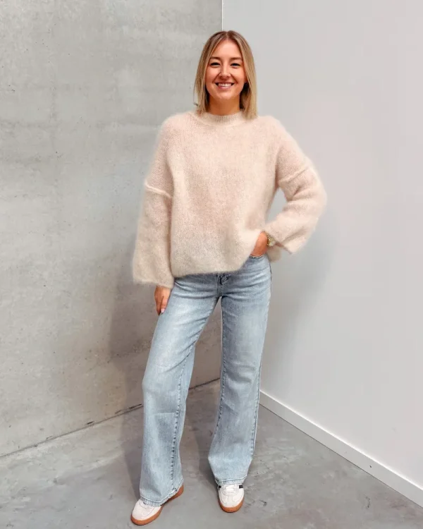By Lenz Sweaters | DAISY KNIT - CREAM